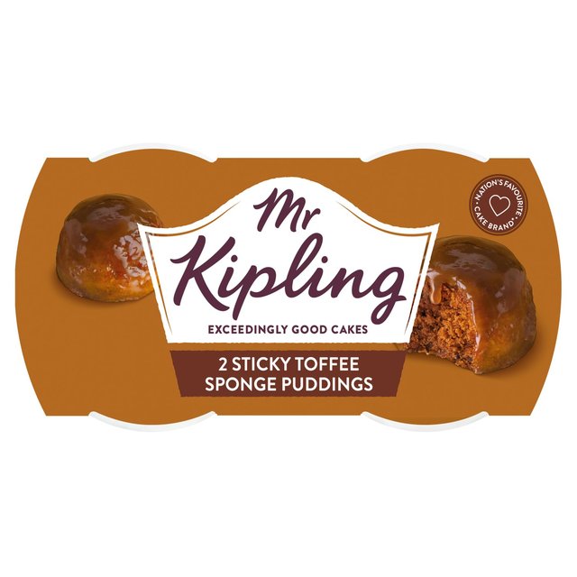 Mr. Kipling Sticky Toffee Sponge Pudding 4 x 2pk x 108g